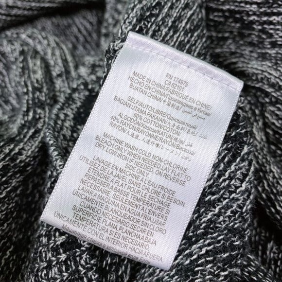 BCBGeneration Cropped Gray Wide Sleeve Sweater - Picture 6 of 10